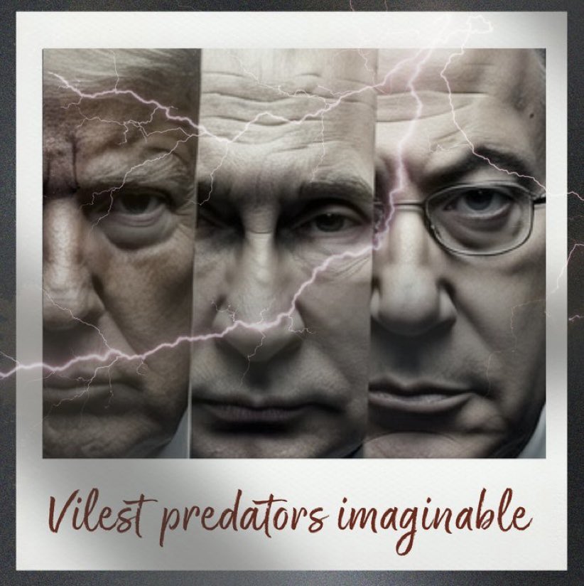 josephinewell19's tweet photo. @ThePolitics76 A.
America- for the sake of Humanity, get this B*stard ousted.
#TrumpWarCriminal
#NetanyahuWarCriminal
#PutinWarCriminal
#LockThemUp https://t.co/TqRIoFUfgp