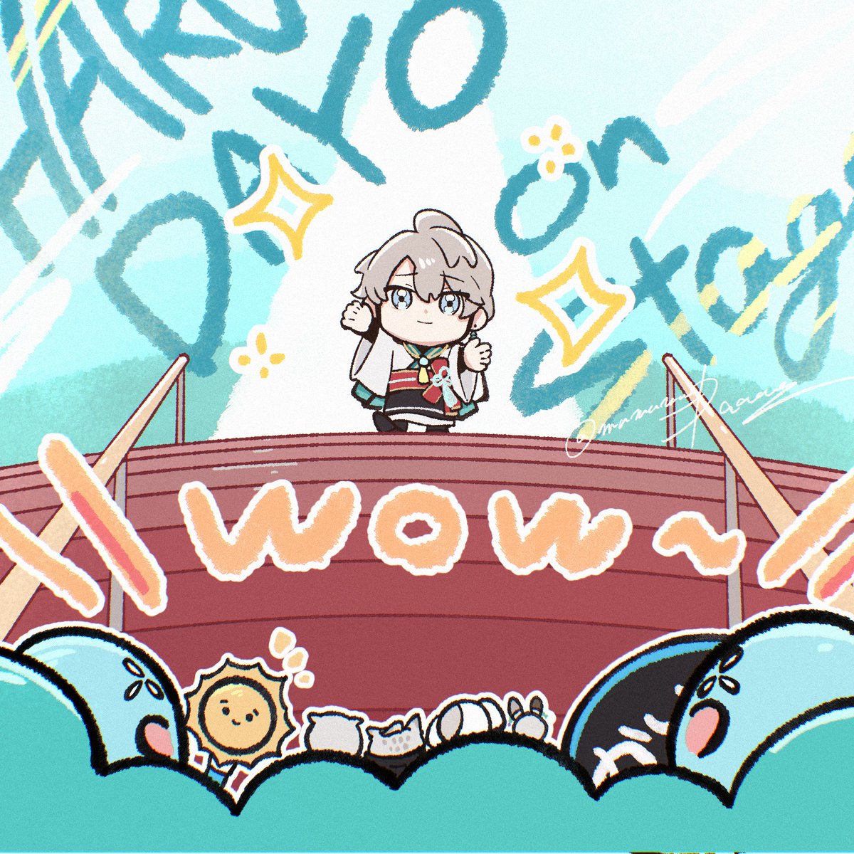 mumumu_Daaaa's tweet photo. はるダヨーon Stage⭐️ https://t.co/R5Yoaefbqg