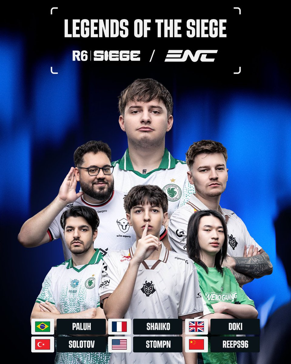 ENC_EN's tweet photo. Eyes on these operators.

Some of the biggest names in Rainbow Six Siege are heading to ENC26, ready to breach defences and make their mark.

Who will dominate the server? https://t.co/fk48bFVntn