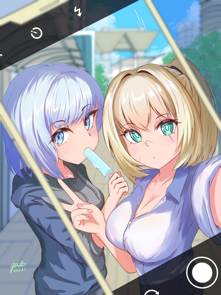 quLo_96_atelier's tweet photo. スカセとヴォイセの夏休み(妄想)
#星の翼
#星の翼FA https://t.co/bFyoU5968t