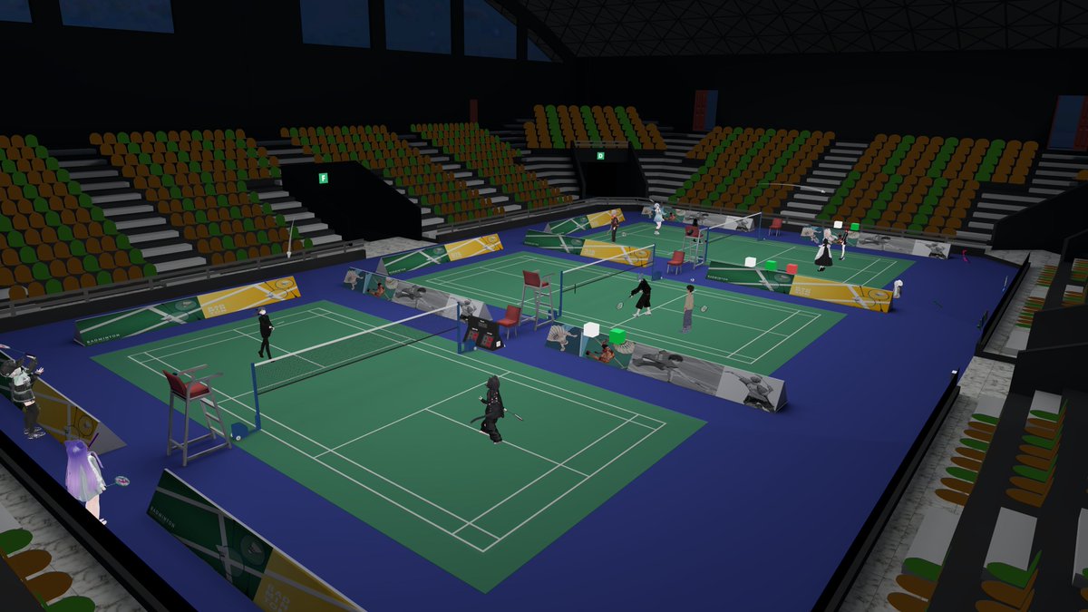 VRCbadminton's tweet photo. ”VRCバドミントン部初心者講習会”
日時：8/8(土) 22:00-23:00

初心者向けのバドミントン講習会を開催します！

講師が基礎から丁寧にレクチャーしますので、ご参加ください！

途中参加・退出OK！

【内容】
・ルール説明
・ラケットの持ち方
・シャトルの打ち方
・ラリー練習
集合場所： グループ＋ https://t.co/s763y9Jwip