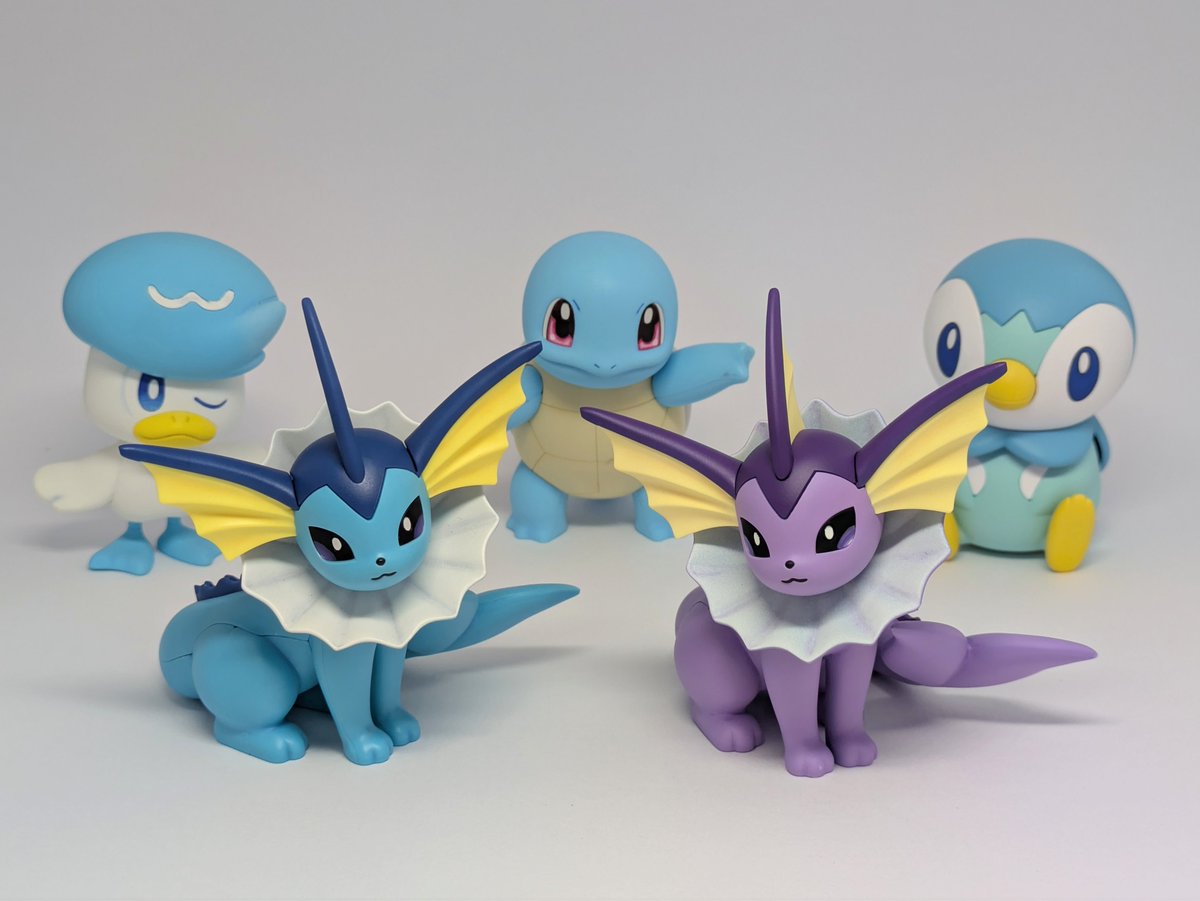 UT_FL_07's tweet photo. #水の日 ということでポケプラクイック!!のシャワーズを色違いに💙涼しげな水ポケモンたちとお祝い🎶ポケモン30周年＆水の日50回おめでとうございます🩵これからも水とポケモンを大切にして行きたいです💧 #ポケプラ https://t.co/WRZ0BuxKyc