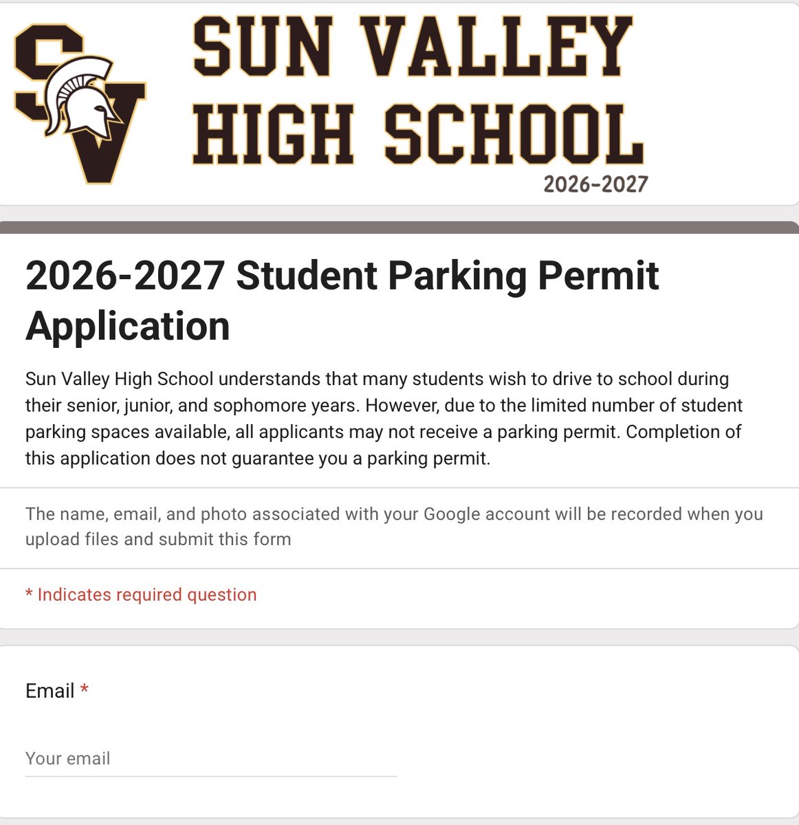 SunValleyHSNC's tweet photo. 🚗 ATTENTION SPARTAN DRIVERS &amp; PARENTS! 🚗

Ready to secure your parking permit for the upcoming school year? The student parking application and payment process is quick and easy, and it is all completed directly through Infinite Campus! 💻🔑
@UCPSNC https://t.co/q9tjL1wfib