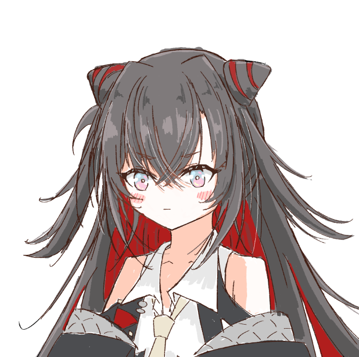 Satuki3sabu's tweet photo. らくがき
（濡羽以外描いたから、なんか真顔になっちゃった） https://t.co/uTQ5AfFRZa