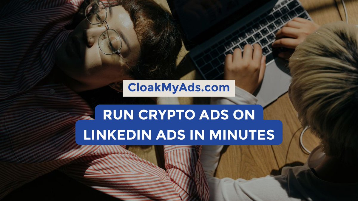 CloakMyAds's tweet photo. The ultimate crypto ads on LinkedIn Ads breakdown.

Run crypto campaigns in minutes with CloakMyAds and pay with $ADA, $PEPE, $APEPE, and other crypto.

Clear setup, faster launch, and built for teams that need a reliable workflow. https://t.co/pIwWL0JNJl