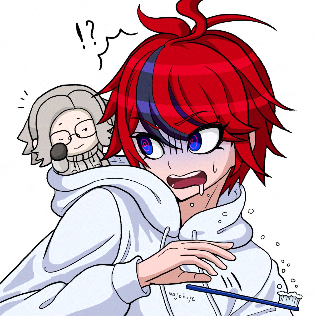 HUNDRED LINE（ハンドレッドライン／ハンドラ）fan art / 澄野拓海と蒼