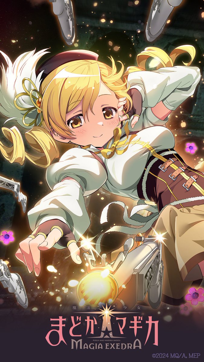 madoka_exedra's tweet photo. ◢◤#まどドラ スマホ壁紙プレゼント◢◤

「[新編]叛逆の物語」の美樹さやか、巴マミ登場記念！
スマホ壁紙をプレゼント💫

2人がそれぞれピックアップされたガチャも開催中🎶🌼

#まどかマギカ https://t.co/NZeCoMfvpC