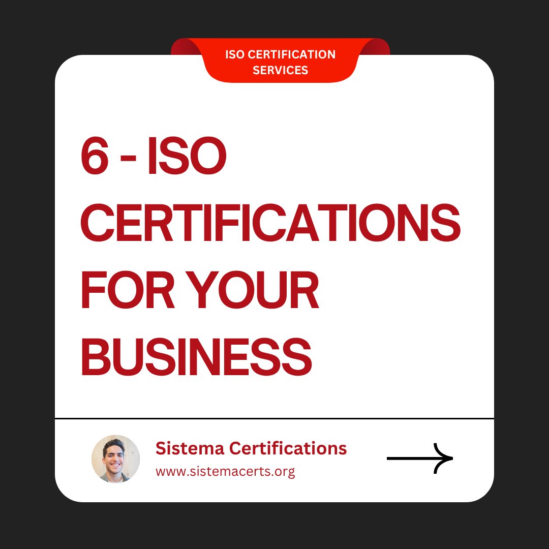 sistemaCertifi1's tweet photo. Strengthen your business with the right ISO Certification. 🌍✅
ISO 9001 | 45001 | 14001 | 27001 | 37001 | 50001
Get certified with Sistema Certifications.
🌐 https://t.co/l0vwSllf80
#ISO #ISOCertification #ISO9001 #ISO27001 #ISO45001 #BusinessCertification https://t.co/WYWTygpjpj
