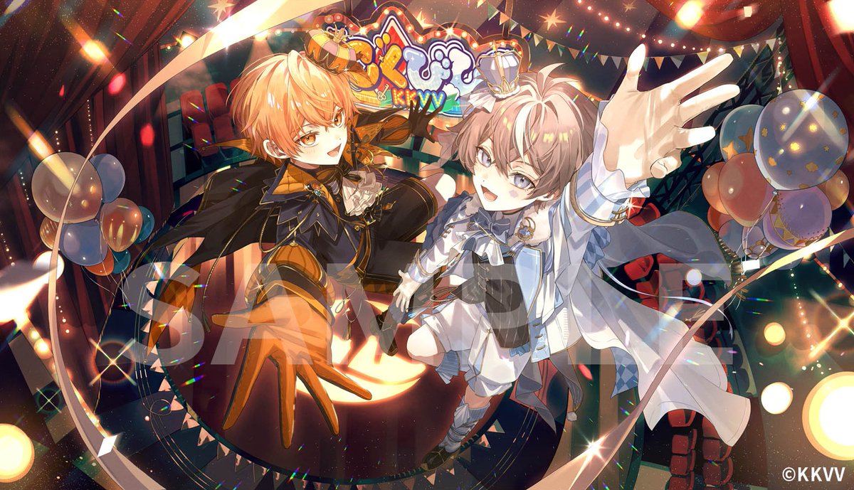 Haruzawa0731's tweet photo. 【お仕事】

こーく様・そらびび様2人のユニット「こくびび」のLive2D化キービジュアルを担当させて頂きました！

何卒よろしくお願いいたします🎈⛅️ https://t.co/cEqosMsxYi