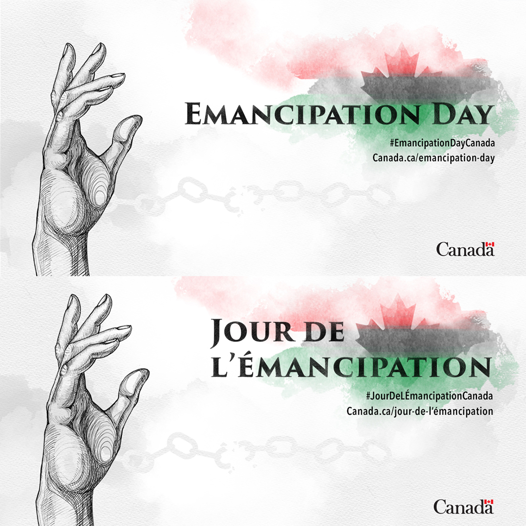 canadanurses's tweet photo. On Emancipation Day, we honour the strength, resilience and contributions of Black communities in Canada, and reflects on the ongoing impacts of slavery, colonialism and anti-Black racism.

This day is not only a moment of remembrance, but a call to action.

In nursing and health care, advancing equity means recognizing and addressing the systemic barriers that continue to affect Black nurses, health professionals, patients and communities.

We remain committed to supporting inclusive, equitable health systems where Black leadership, expertise and lived experience are recognized, valued and reflected in meaningful action.
--
En cette Journée de l’émancipation, l’AIIC rend hommage à la force, à la résilience et aux contributions des communautés noires au Canada. Nous soulignons également les répercussions persistantes de l’esclavage, du colonialisme et du racisme envers les personnes noires.

Cette journée est non seulement un moment de réflexion, mais aussi un appel à l’action.
Dans les domaines des soins infirmiers et de la santé, promouvoir l’équité signifie reconnaître et éliminer les obstacles systémiques qui continuent d’avoir des répercussions sur les infirmières et infirmiers noirs, les professionnels de la santé, les patients et les communautés.

L’AIIC demeure résolue à soutenir des systèmes de santé inclusifs et équitables où le leadership, l’expertise et les expériences vécues des personnes noires sont reconnus, valorisés et reflétés dans des actions concrètes.

#EmancipationDay #BlackHealth #AntiRacism #HealthEquity 
#JourneeDeLEmancipation #SanteDesPersonnesNoires #LutteContreLeRacisme #EquiteEnSante