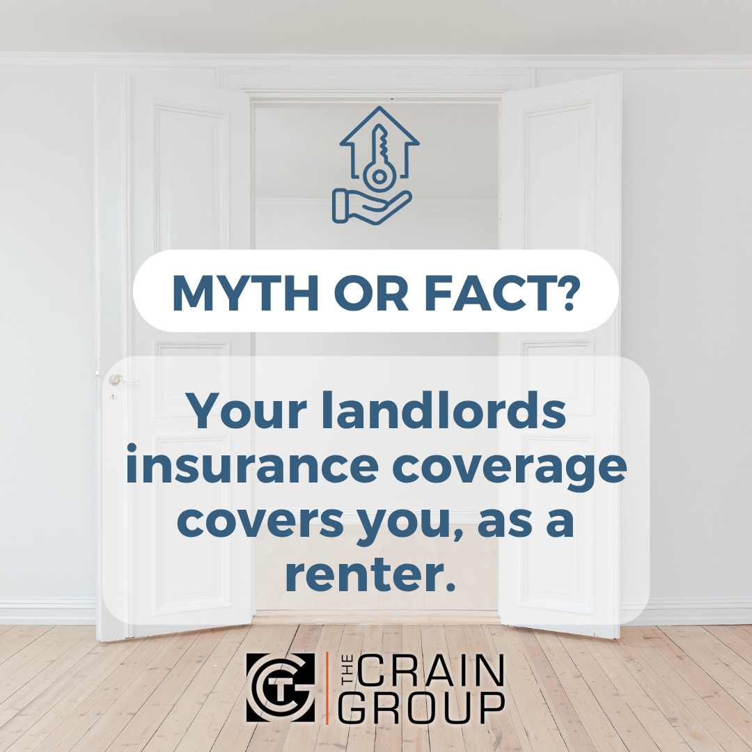CrainGroup's tweet photo. Myth! Your landlords insurance does not cover your personal belongings.

Contact us at 865-856-1019 or michael@thecraingroup.com

Visit our website at https://t.co/4yHCiLeIu9 https://t.co/U40lK5UT6X