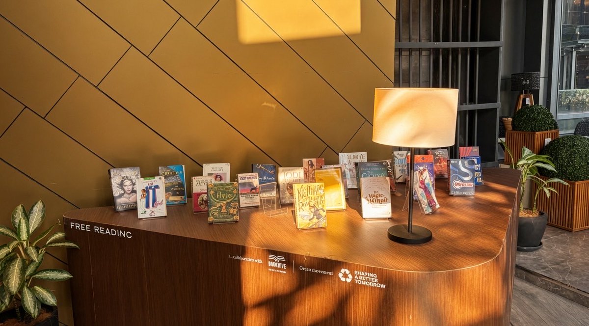 melaardhi's tweet photo. [ Spot Baca Buku Gratis di Mall ] 

📍Ashta District 8
      SCBD

Sneng bgt ternyata ada mall yg menyediakan beberapa ruang baca gratis. Ada kursi, meja, bahkan buku gratis buat baca di tempat💓📚

Pas aku sampe ke tempat ini aku merasa WOW TEMPAT INI BENER2 RAMAH PEMBACA.😮📚🏢

Jadi ada beberapa lantai yg emang ada reading spotnya gitu. Trus mallnya gak yg rame chaos gt. Cenderung sepi, elit dan beradab (?) KEREN BGT LAH POKOKNYA😭👍📚