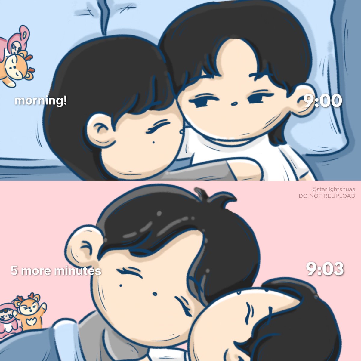 morning cuddles #jihan #조슈아 #joshua #정한 #jeonghan