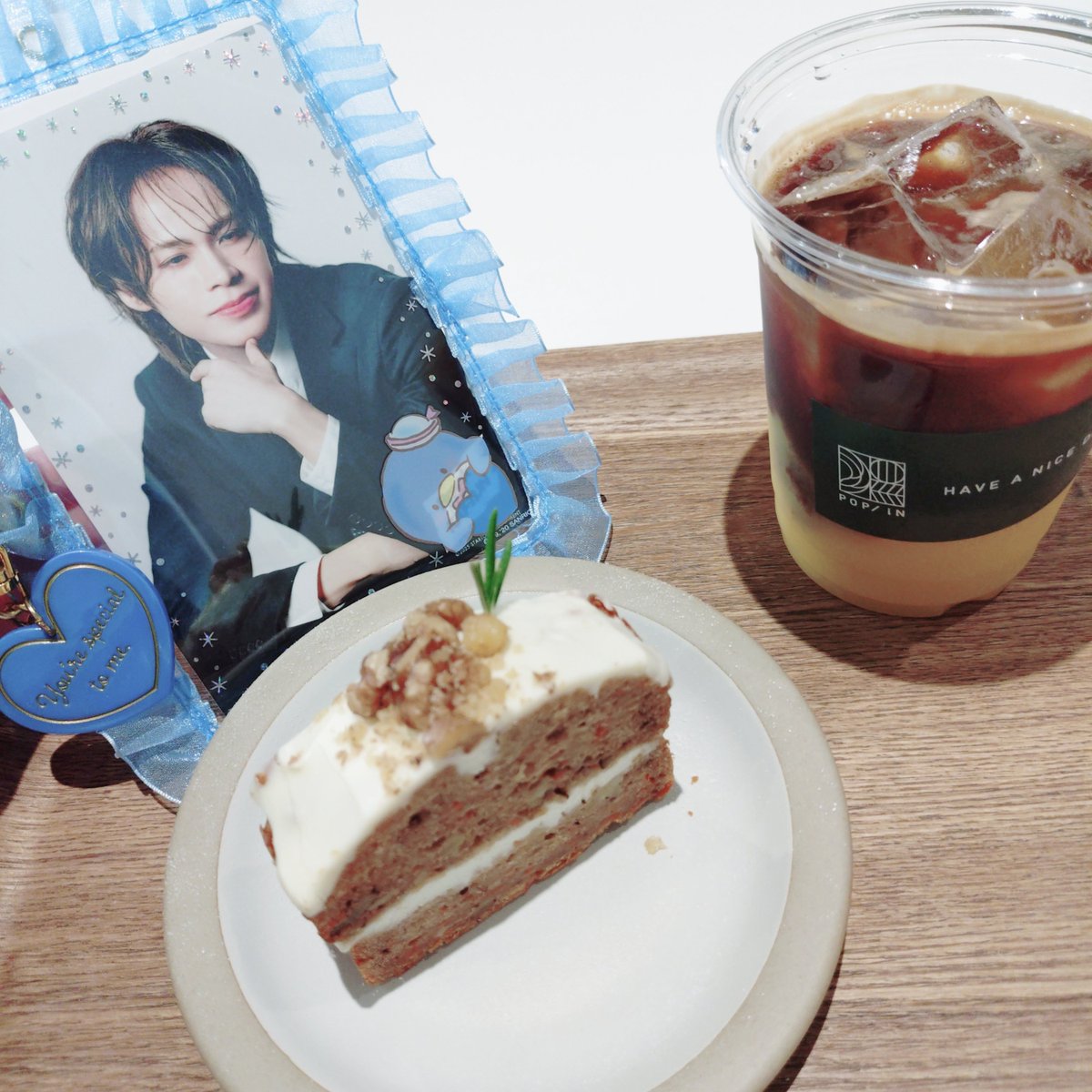 kukc0313's tweet photo. ケンティーの時と同じカフェ https://t.co/Eln1ty27wZ