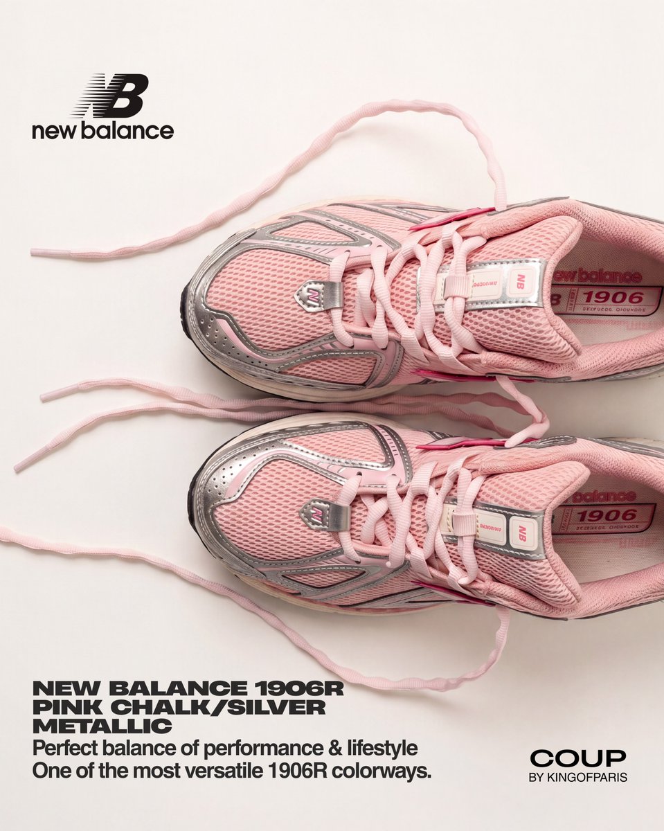 shallowspaces's tweet photo. NAKSIR BERAT... NEW BALANCE 1906R PINK INI CANTIK BANGET 😭🤚 https://t.co/pY7nt5qk7D