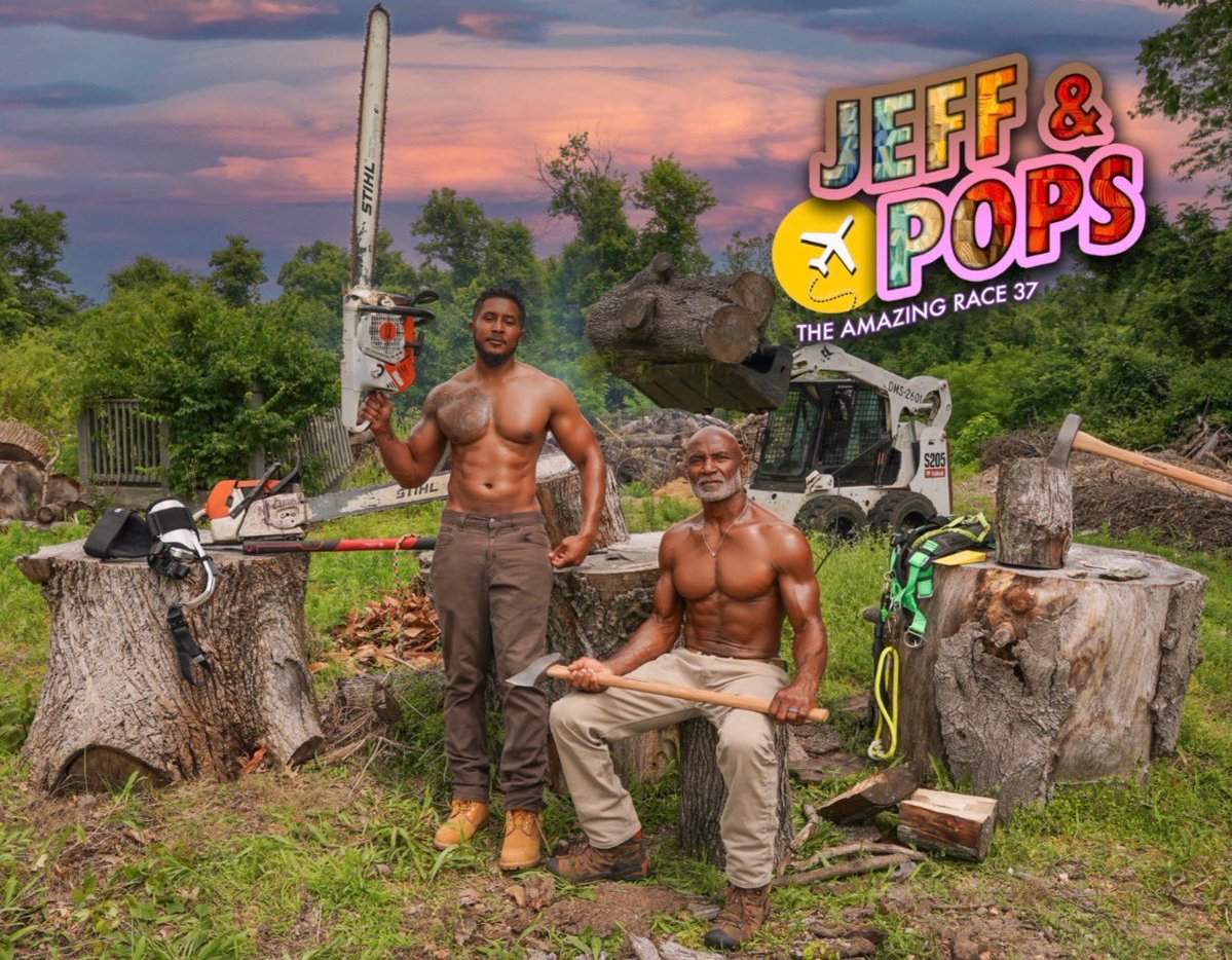 PurplePantsPod's tweet photo. It’s officially August which means it’s officially time to turn the page on your #BriceIzyah2026ZaddyCalendar! August is bringing you double the zaddy because all month long you get to see #AmazingRace37’s Jeff and Pops! 💜🔥

Get your copy!
https://t.co/gd9750wbV0 https://t.co/awDDN65VsH