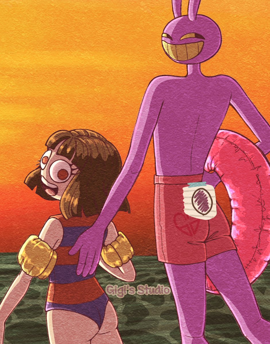 GigisStudio7's tweet photo. Oopsie... I forgot to give this little bunny his tail. 💀 But technically... that's kinda canon, so I'll pretend it was intentional. lol 🥲 https://t.co/MZIbnmXoMa