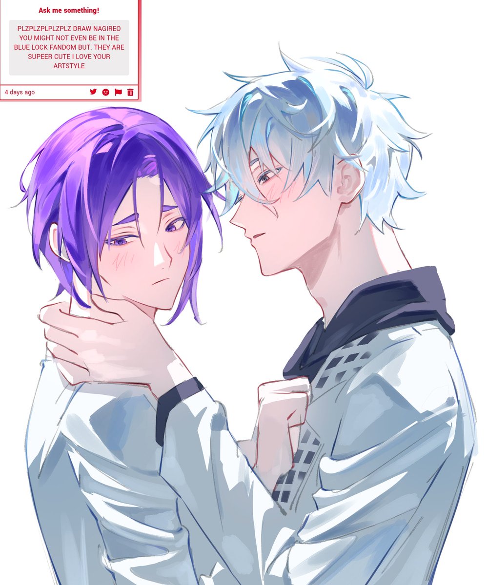 glitterbl8dbath's tweet photo. About to kiss👀

#nagireo #ngro https://t.co/qIsN2JmzzI