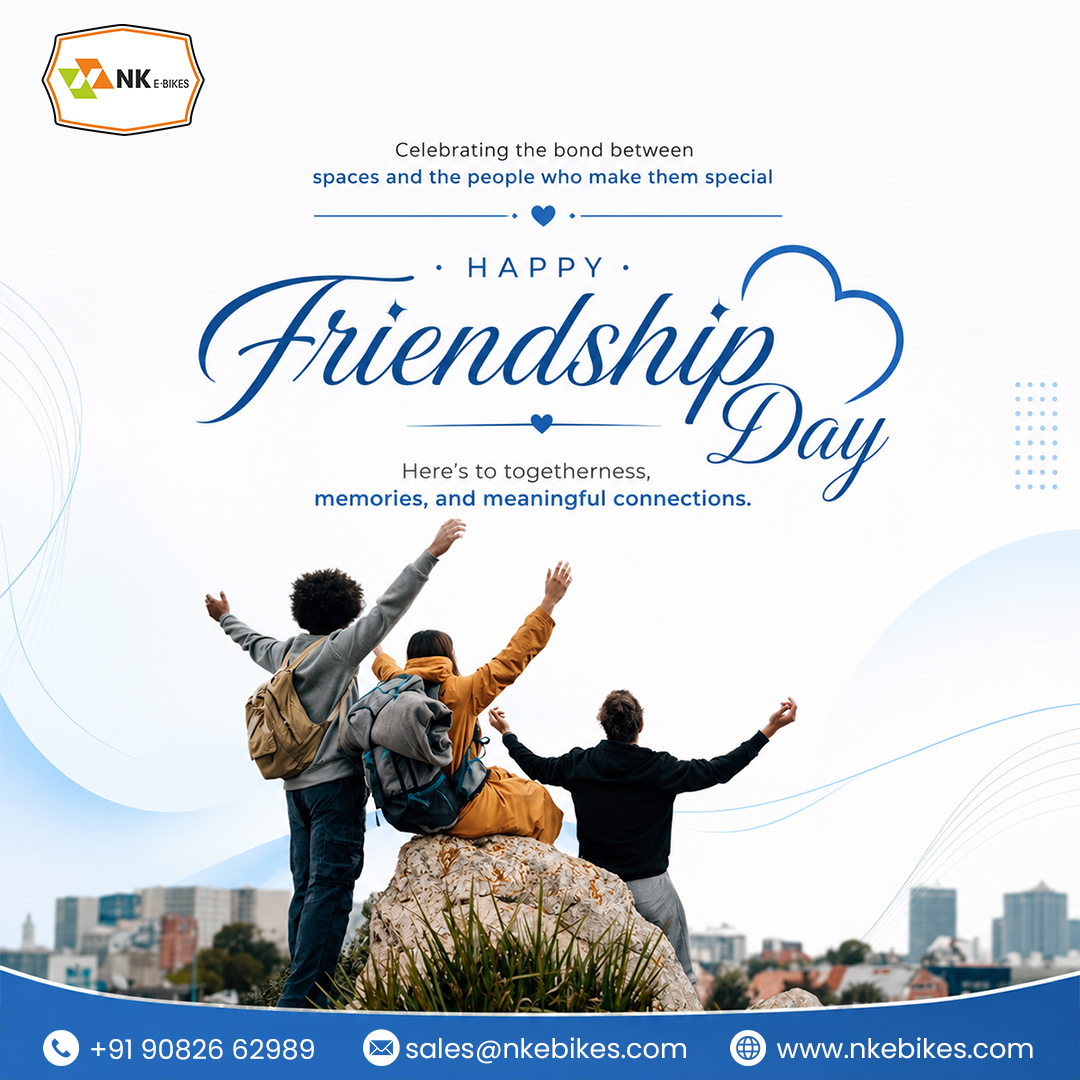 NKEBikes's tweet photo. 💙 A strong friendship gives us confidence to move forward and strength to overcome challenges. Wishing everyone a cheerful Friendship Day! 😊

#FriendshipDay #Friends #Strength #Together #Support #Growth https://t.co/QpOlRNXGJD