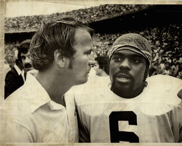 LarryInMissouri's tweet photo. Happy Birthday @ThomasLott_ out of San Antonio, Texas & @OU_Football 5’11 205; Thomas Lott cemented his legacy at @OU_Football as the first African American quarterback to start for the Sooners, serving as the masterful engine behind @Barry_Switzer iconic triple-option wishbone offense from 1976 to 1978. Widely recognized as one of the most electric, dangerous runners to ever play under center in Norman, @Barry_Switzer famously called him the “greatest wishbone quarterback in Oklahoma history.”—Beyond statistics, Lott left an indelible mark on college football culture. He popularized wearing a trademark bandana tied underneath his helmet. While it drew minor criticism at the time, it became a beloved symbol of flair, individuality, and confidence that defined Oklahoma’s swagger during the Switzer era. He paved the way for subsequent Black option-quarterback legends at OU, including J.C.Watts and Jamelle Holieway; 69 Today #BoomerSooner🅾️