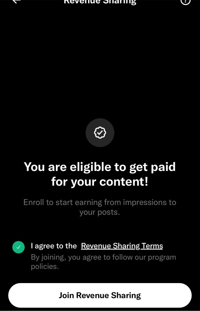 Maestrochris10's tweet photo. Now officially monetized on 𝕏. 
Thank you to my mutuals,who followed, liked, reposted, and supported me, i really appreciate.
🫡 https://t.co/snf0C53bLa