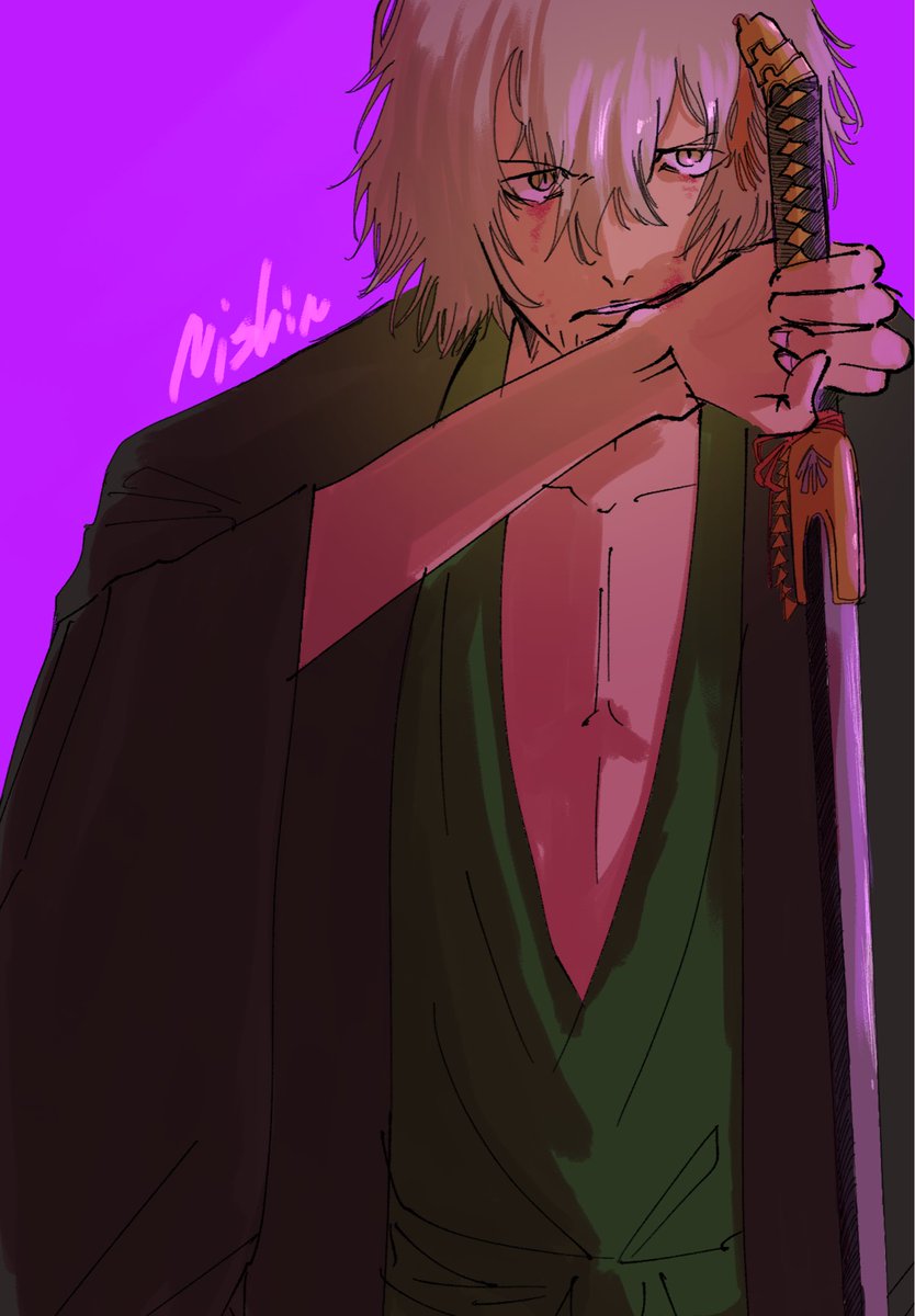 nishin___hrk's tweet photo. 店長応援イラスト📣 https://t.co/3YidXhcllu