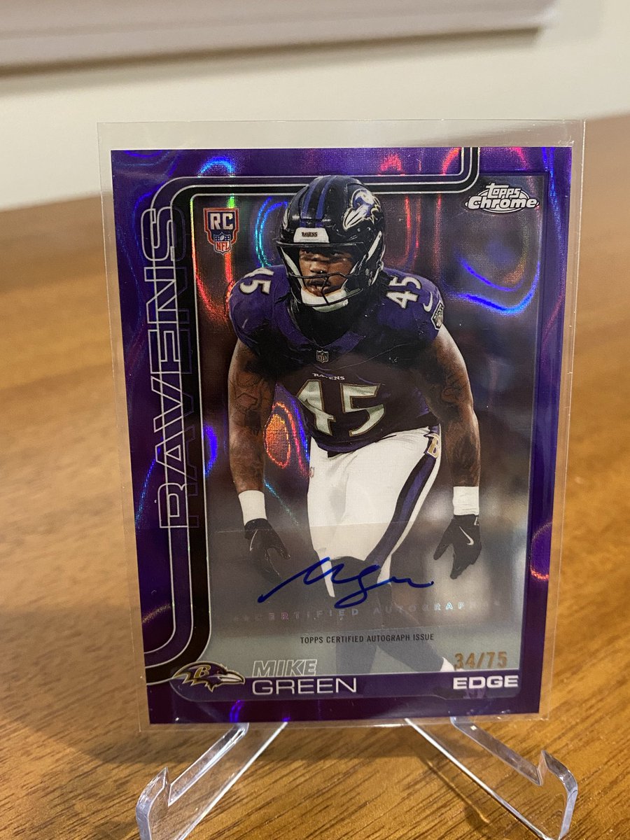The_BonaFanatic's tweet photo. @HeathElliott79 @THFpro_Cards Maye Power Players - $18 PWE / $24 BMWT 
Green Purple Lava Auto -$40 BMWT
Penix Optic Rocket &amp; Purple FOTL /15 - $55 BMWT
Open to offers https://t.co/13B0mW76xv