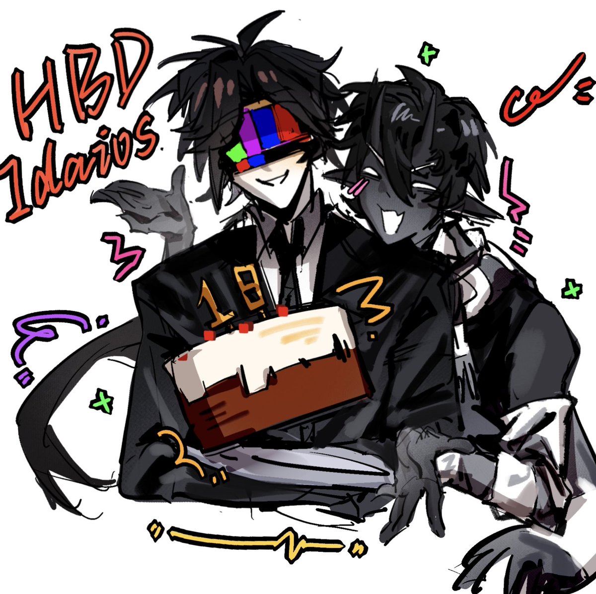 Shokurin_'s tweet photo. HAPPY BIRTHDAY IDAIOS!!
18 🎂🎂🎂
#idaios #twixxel https://t.co/0iMlRD9SMu