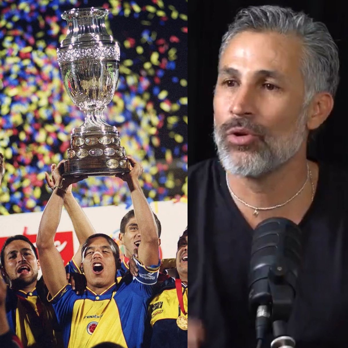ElGolGarracol's tweet photo. MARIO ALBERTO YEPES DICE QUE EN COLOMBIA NO VALORAN EL ÚNICO TÍTULO DE SELECCIÓN QUE TENEMOS.

La leyenda de Colombia, capitán y referente de la Selección Colombia en su momento, dijo que en Colombia la gente aún no valora lo suficiente, el único titulo que tenemos a nivel de selección. El capitán Yepes añadió que cuando empezó la Copa América jugaban 4 equipos, ganaba Uruguay, ganaba Argentina y todas esas copas las cuentan en esos países y nosotros como colombianos le deberíamos dar valor ya que es nuestro único título en selección mayor. 

YEPES LE PIDE AL PAÍS RECONOCIMIENTO Y VALOR POR EL ÚNICO TÍTULO QUE TENEMOS. 👏