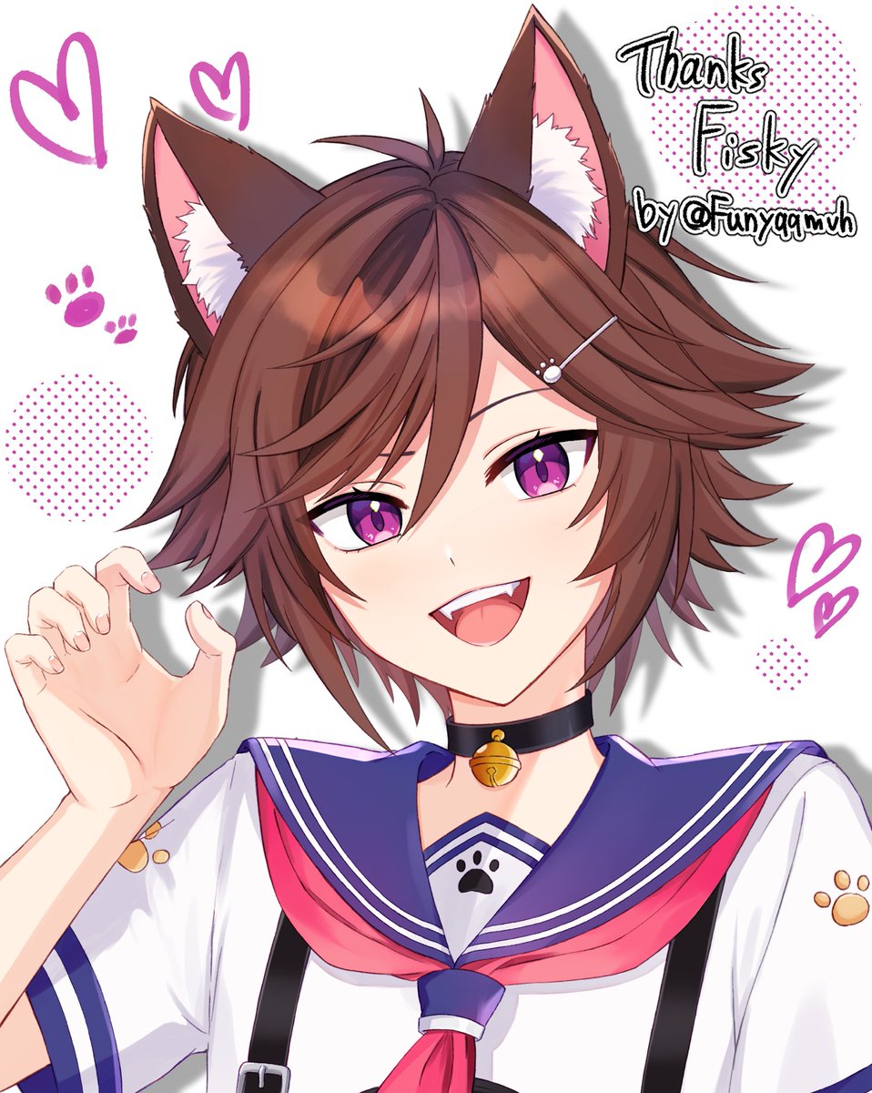 Funyqqmvh's tweet photo. 納品💖
描くの楽しかった〜🐾🐾
#skeb https://t.co/ipejr6d6sK