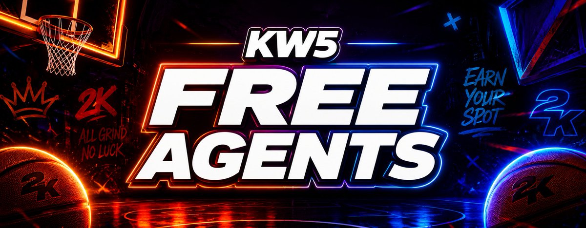 KW5FreeAgents's tweet photo. ALL 2K FREE AGENTS ....

- DROP US A FOLLOW &amp; LETS FIND YOU A TEAM ! https://t.co/tTZ7mOUqw8