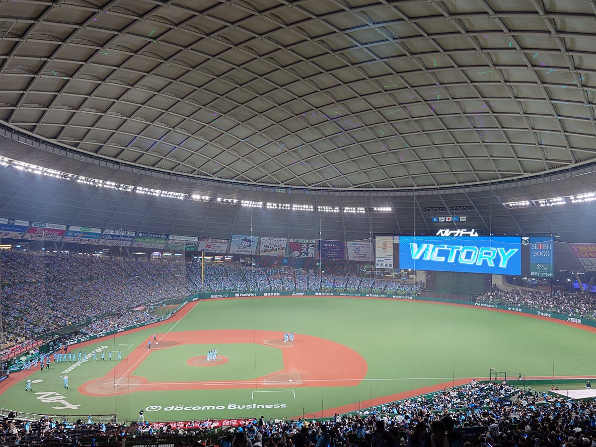 nsL60's tweet photo. 逆転れおほー。 勝てて良かったです  
#seibulions https://t.co/8GoZzzJxi7