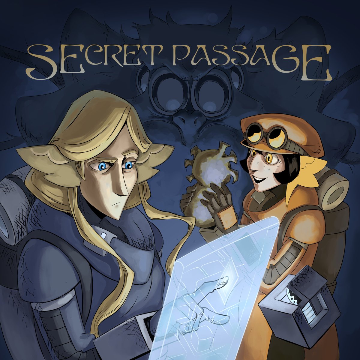rayveriy's tweet photo. Cover for my little comic.

Argita, Maril and a big scary spider. https://t.co/pl2IXlgrZB