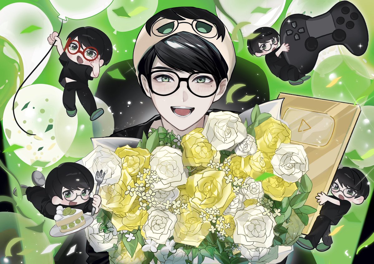 xqyh01's tweet photo. 葉さん100万人おめでとうございます💚 #葉ちゅ絵 https://t.co/QzP4damIpo