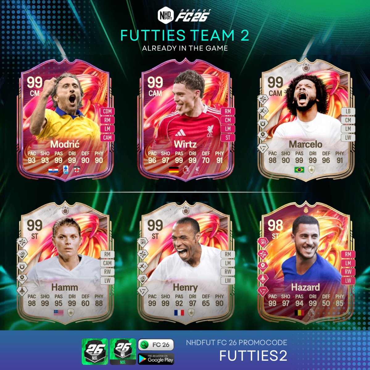 nhdfut's tweet photo. 🎉 FUTTIES team 2 already in NHDFUT #FC26 now! https://t.co/nRZBob4Jgy