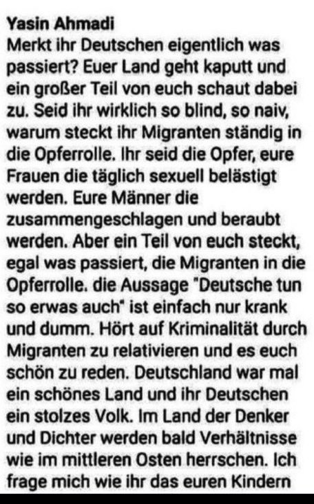 Prinzessin2711's tweet photo. @staatsversagen Politikversagen und Justizsystemversagen JEDEN VERDAMMTEN TAG extreme Gewalt und sexuelle Übergriffe und unzählige Morde und zerstöre Familien und zerstörte Zukunft von Opfern‼️😤😡😤😡😤😡😤😡Es wird Zeit für einen massiven Wechsel 💙💙💙 https://t.co/1ideBXI5Xm