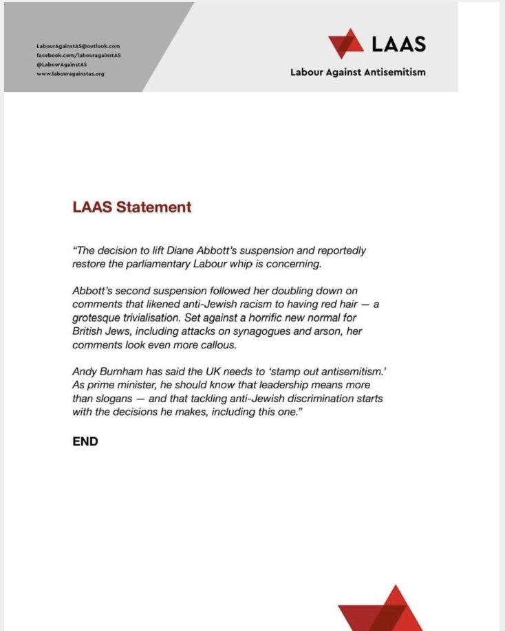 MichaelRosenYes's tweet photo. Alex, it goes without saying  @labouragainstAS would like this statement to be taken seriously. You have 3 co-directors with you at LAAS, one of whom has posted re 'making them feel fear' and joining in talk of '20-30' people being up for a 'fight'. 
Thoughts, @hearnimator  ? https://t.co/c4iUOMCjfl