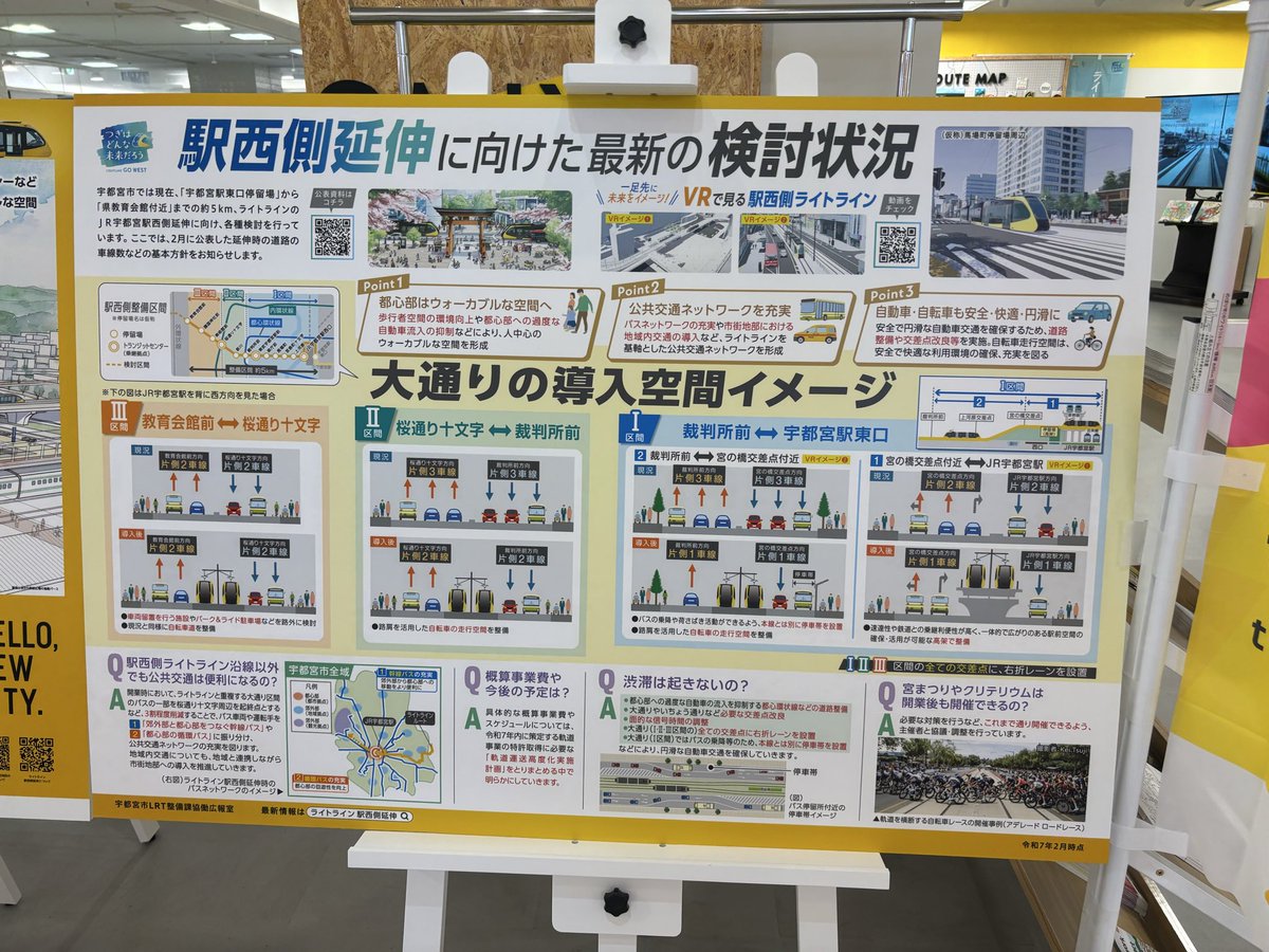 123abcd5678's tweet photo. 宇都宮市のライトライン！

日本で一番新しいLRTの路線
宇都宮駅東口の線路沿いに企業の進出も多く、日本最先端の街並みに！

金沢市と同じ都市規模ながら、洗練された都会を感じる。
金沢の街ナカにもぜひ。 https://t.co/KB5bGUGc1n