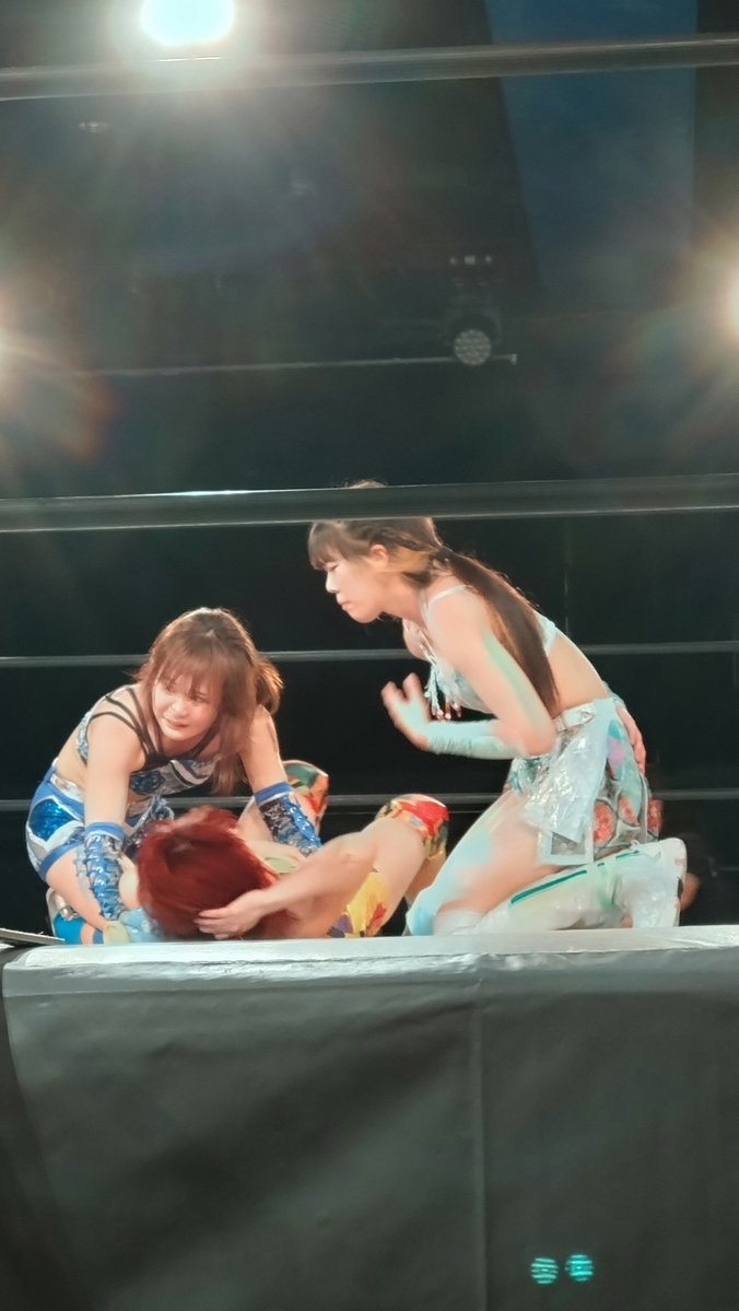 aimai8787's tweet photo. これからの女子プロ界頼むね！って言いたくなるトリオ⭐

#wavepro https://t.co/DuEhynNIlM