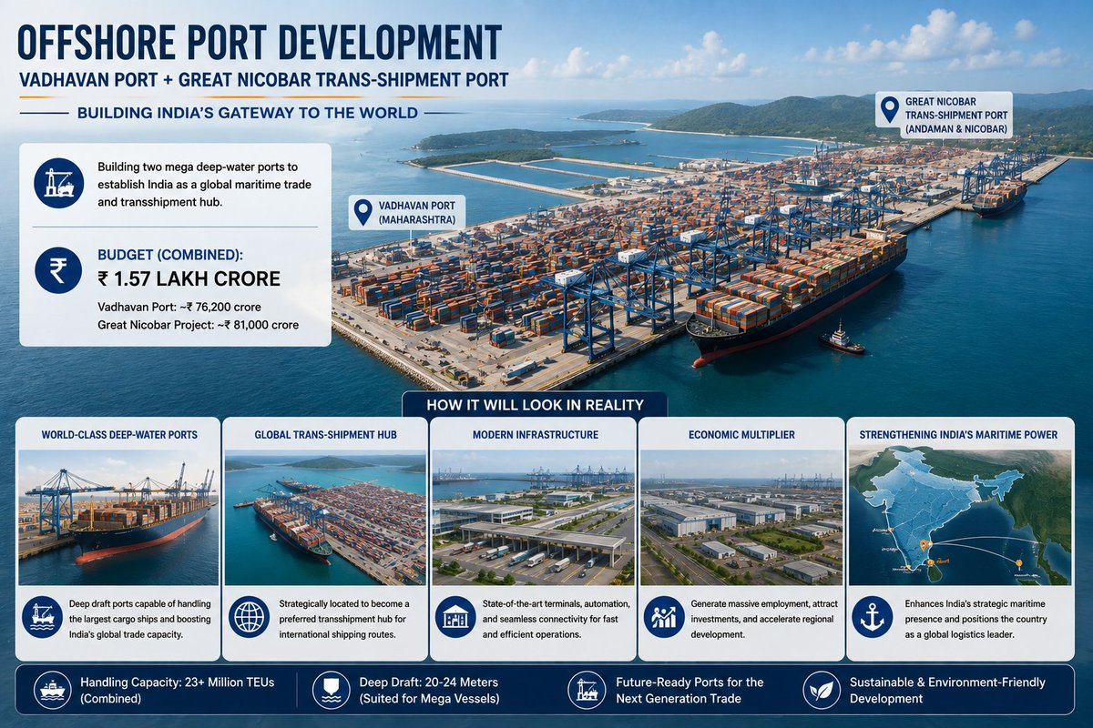 InfraholicR's tweet photo. BJP truly into a kill mode.
>semiconductor mission
>Shipbuilding
>container manufacturing
>offshore ports
>Nicobar project.
opposition can't even think ahead of reservation and caste census. https://t.co/ia9zyZNMuk