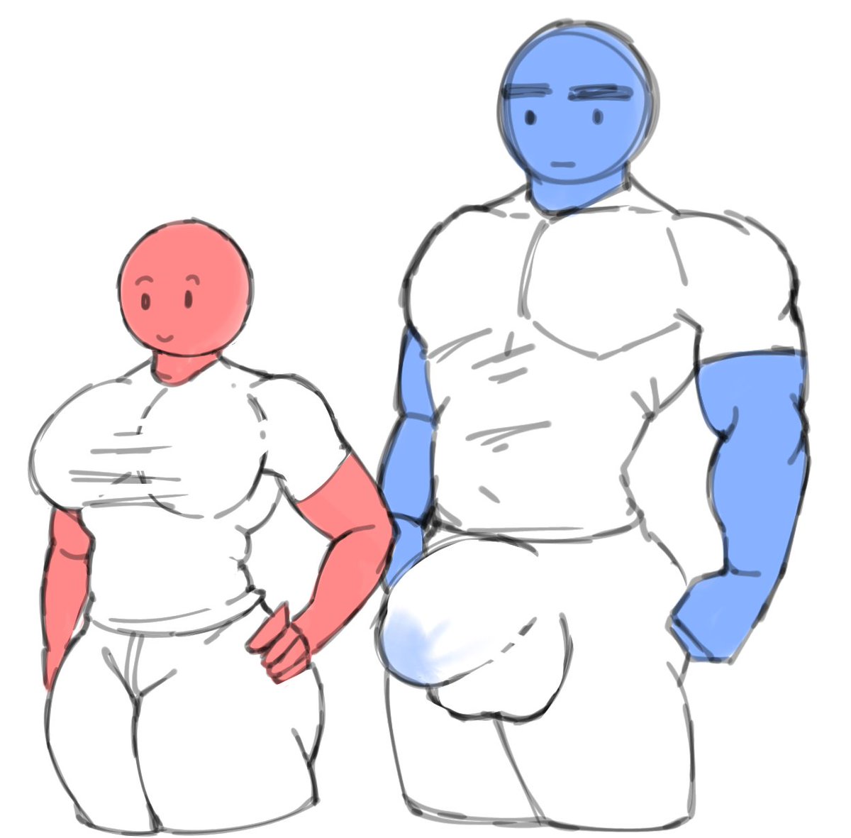 Stinkylapoopoo's tweet photo. Wao,, here they are

(red guy is named Rad while the blue guy is named Blud)

They love to fuck y'all https://t.co/92zXX1fSBq