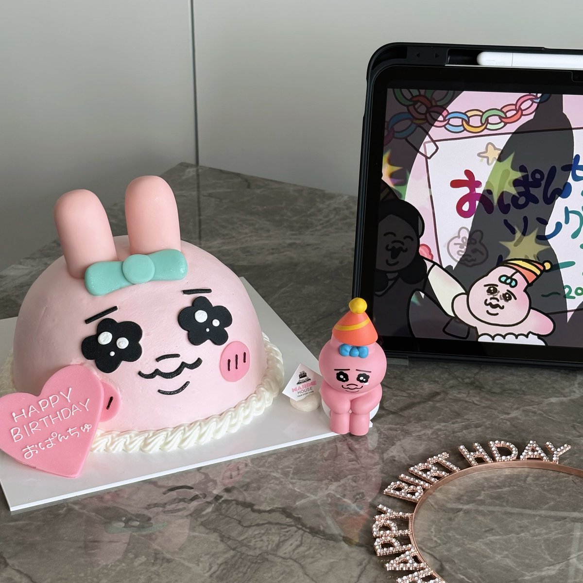 opa_opanpi's tweet photo. 8/2がお誕生日のおぱんちゅを一足先にお祝い⸝⸝⸝ᴖ ̫ᴖ⸝⸝⸝🥂いつも癒しをありがとう🙈#おぱんちゅうさぎ生誕祭 #おぱんちゅおめでとう https://t.co/ZgK6rOsAYo