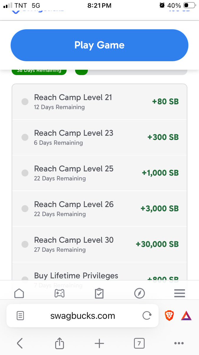 al77967's tweet photo. Not bad its free and you can get just for only playing the games￼🥹

You can get free gift cards for discovering things online with @Swagbucks just like I did. Use my link to try it out: https://t.co/cSryMiD4qs https://t.co/qHcmtgYgu5