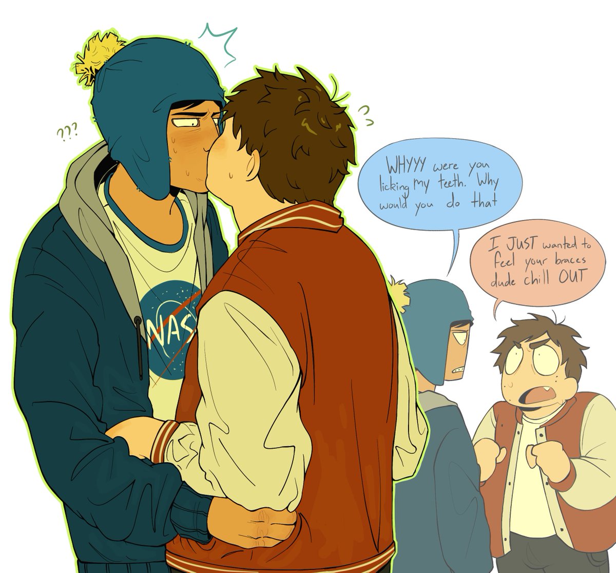 crydefan's tweet photo. craig’s stupid braces + his stupid boyfriend https://t.co/qvak84pLx5