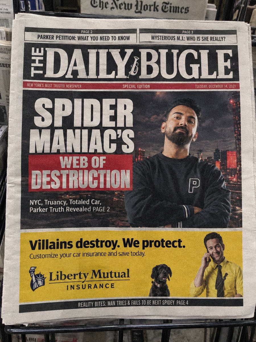 KLassified_01's tweet photo. KL Rahul on the front page of America’s biggest comic paper 🇺🇸🔥

Spider-Man promoting his movie on KL Rahul’s face 👑

This is global domination 🇮🇳 https://t.co/3QxevSGdlp