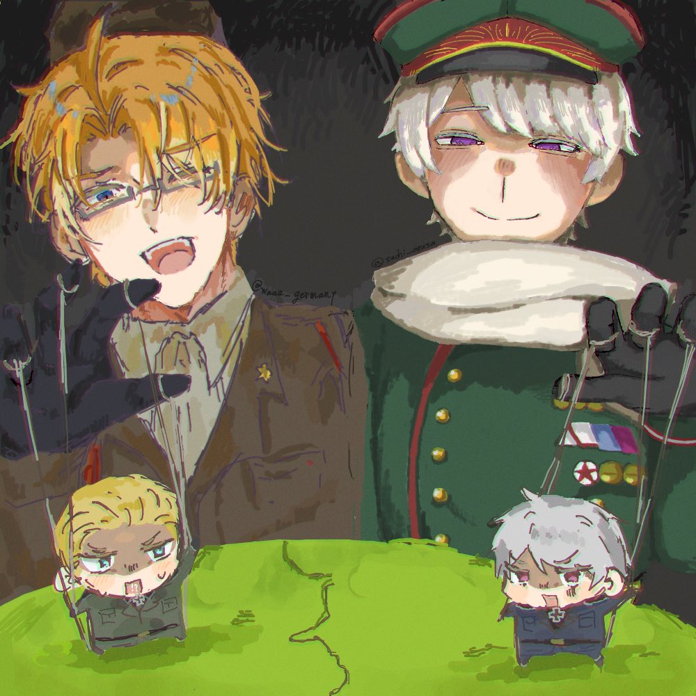 waaa_germany's tweet photo. #ヘタリア 

合作  れーまち(+東西)
米,東西▶︎炙
露▶︎ざした(@sachi_arusa ) https://t.co/e7MtSnAdrv