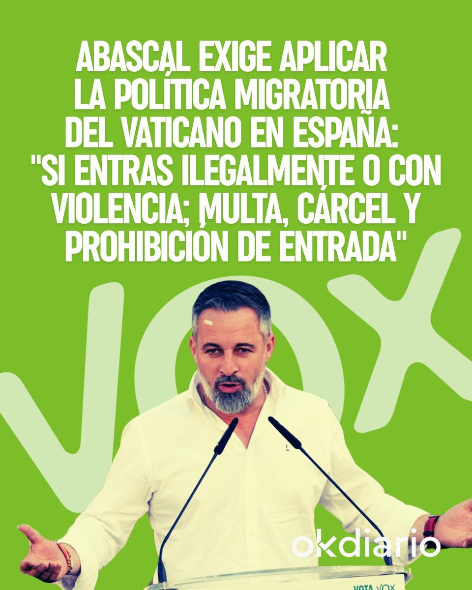 DENKER777's tweet photo. #SóloQuedaVOX ✋😎💚🇪🇦✝️🇪🇦 https://t.co/6wwDX5Ej4Z