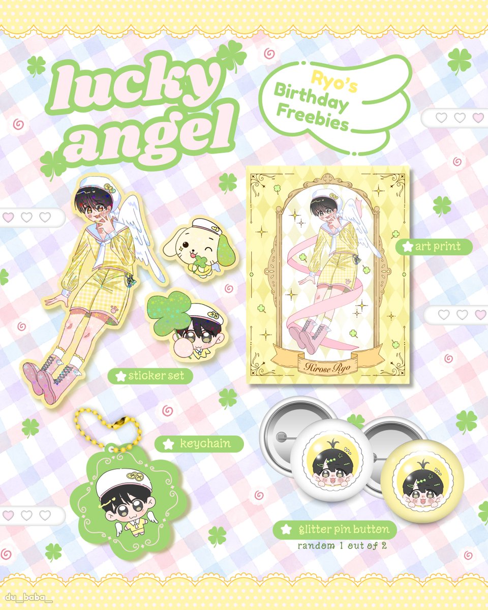 du_baba_'s tweet photo. ꒰ঌ .☘︎ ݁˖ Lucky Angel: Hirose Ryo Birthday Online Freebies by @du_baba_ .☘︎ ݁˖ ໒꒱

RT and likes are appreciated ♡

𖦹 ina wishzen only 
𖦹 co 🍊 6.084 (no rf) // on 8.4 (08.04 PM)
— https://t.co/PBYns9g5FM
𖦹 read alt for more info! https://t.co/0sydPSEds7