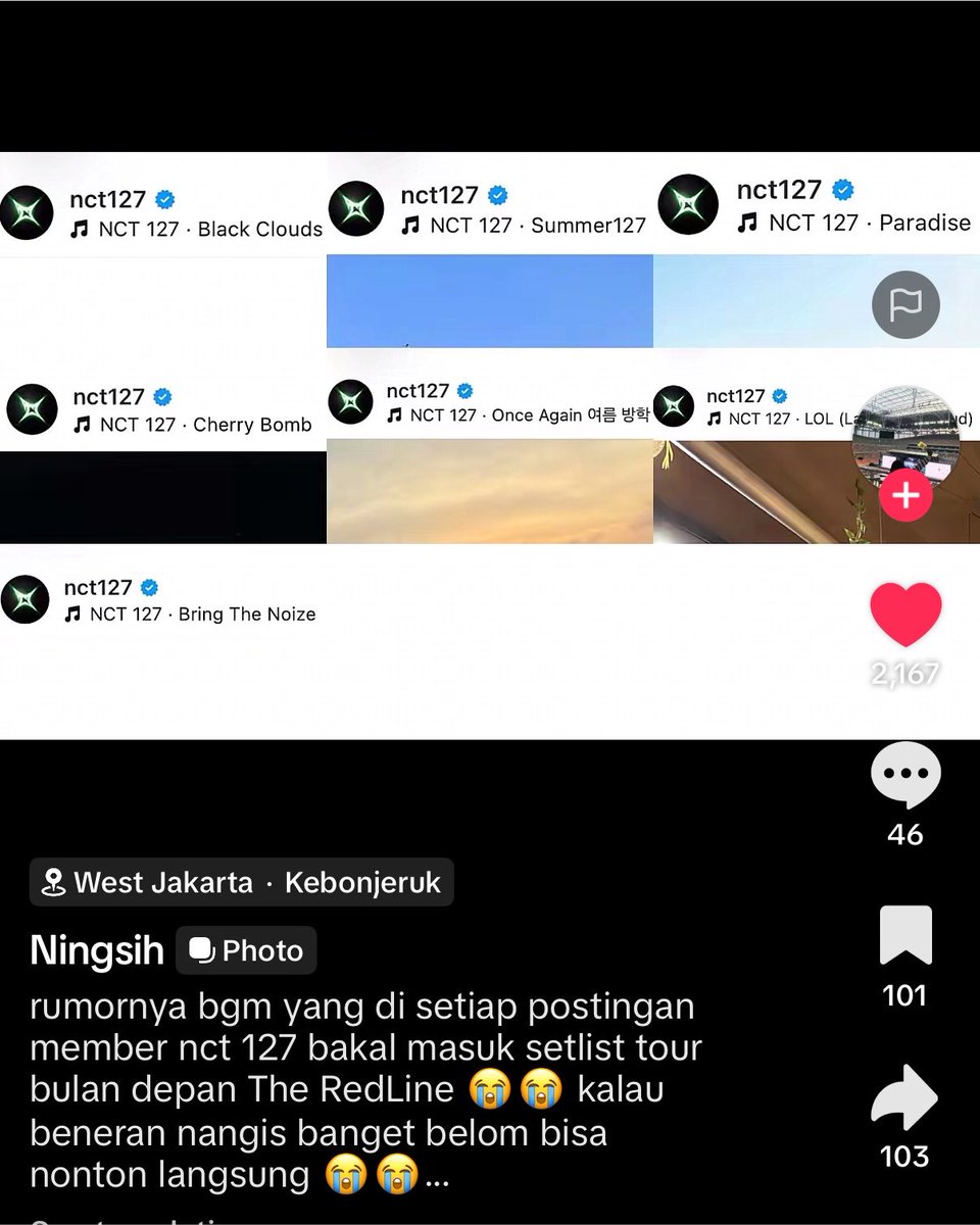 onel00_'s tweet photo. Eh masa katanya bgm postingan ilichil, spoiler setlist the redline😭😭😭 https://t.co/psb20E1WZJ