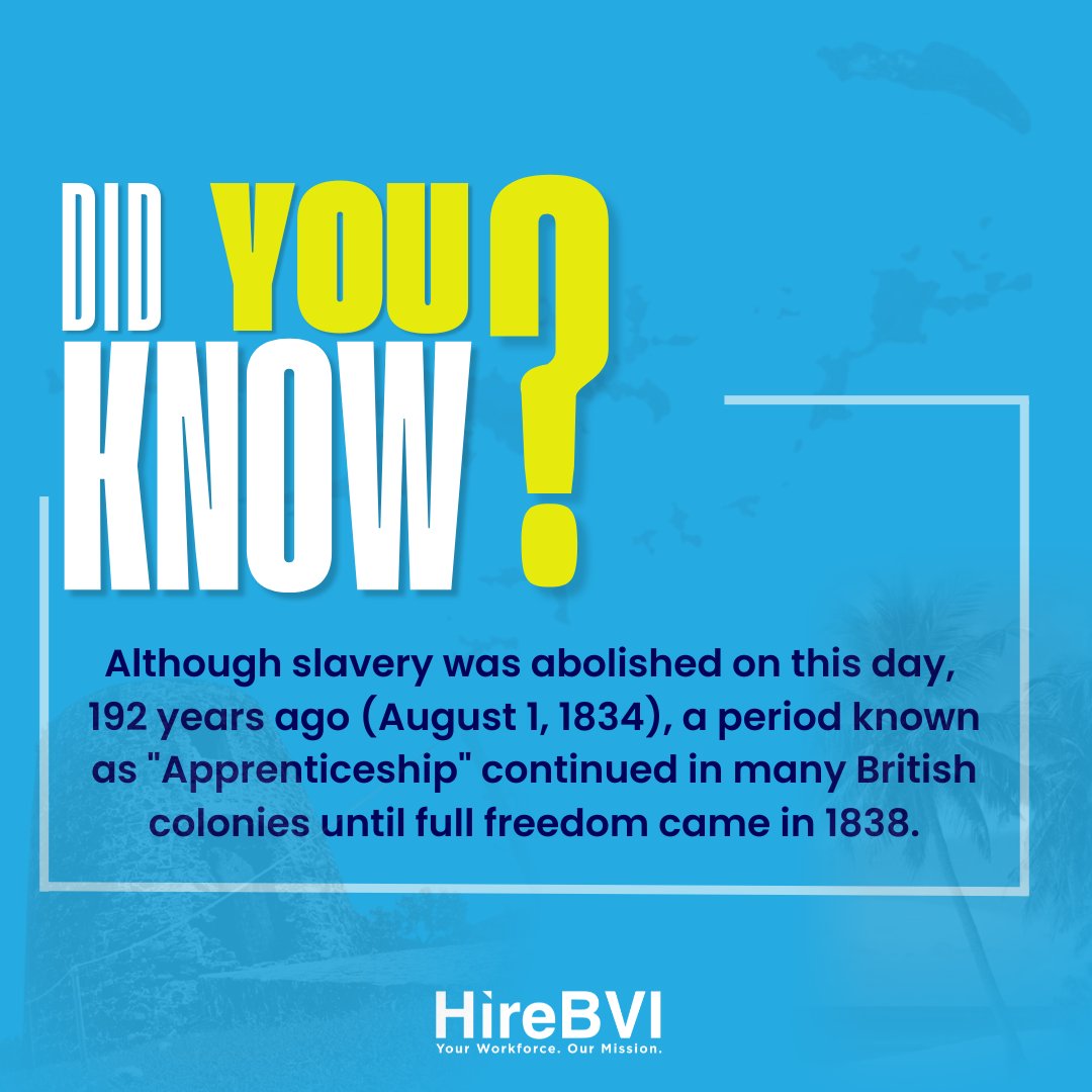 HireBvi's tweet photo. Freedom was a journey. While slavery was abolished on August 1, 1834, many formerly enslaved people were not fully emancipated until 1838, following the Apprenticeship period.
🇻🇬Culture Rising, Hearts Aligned, VI Festival, One of a Kind.
#HireBVI #Emancipation #Festival #BVI https://t.co/sMO6KlGnRr